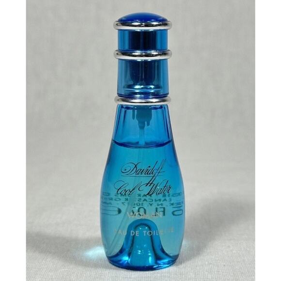 Cool Water for Women By Davidoff .5 oz Vintage Collectable Spray Bottle - Picture 2 of 4